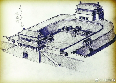 這小伙兒手繪老北京內(nèi)城九門 喜愛(ài)老北京文化 