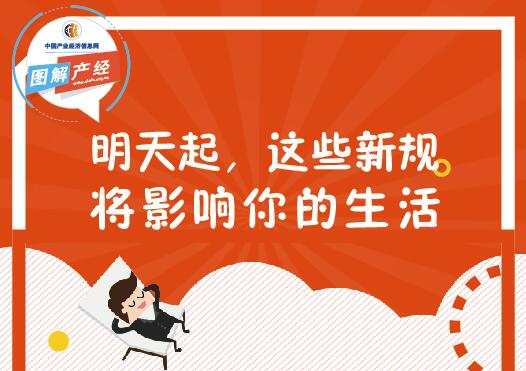 明天起，這些新規(guī)將影響你的生活