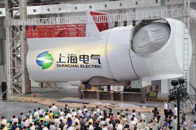 國內(nèi)最大海上風(fēng)機(jī)在廣東汕頭正式下線