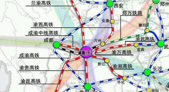 定了！成渝中線高鐵重慶段將途徑大足、銅梁、璧山