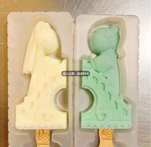 西湖出文創(chuàng)冰淇淋：三潭印月、斷橋相會(huì)同款，一對35元