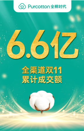 6.6億完美收官！全棉時(shí)代雙11再創(chuàng)新記錄