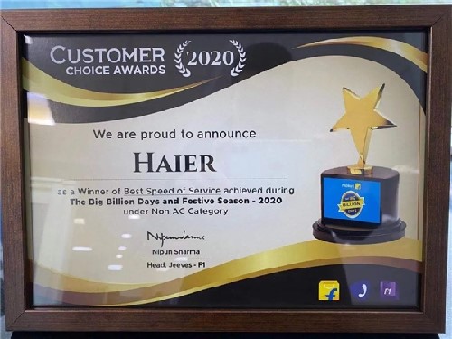 唯一在疫情下提供服務(wù)！海爾智家印度再獲“最佳服務(wù)獎”
