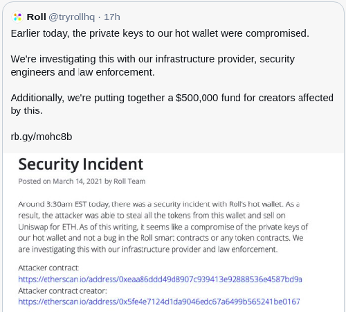 黑暗森林中的身份危機(jī)：透過Roll被攻擊事件看區(qū)塊鏈密鑰保護(hù)的重要性