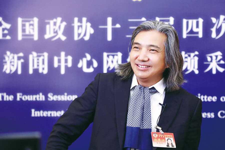 全國政協(xié)常委、中國美術(shù)館館長吳為山：以紅色美術(shù)作品 向世界講述建黨百年奮斗故事