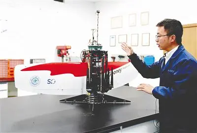 既上天又入海!?？諆蓷臒o人航行器“哪咤”在滬成功研制