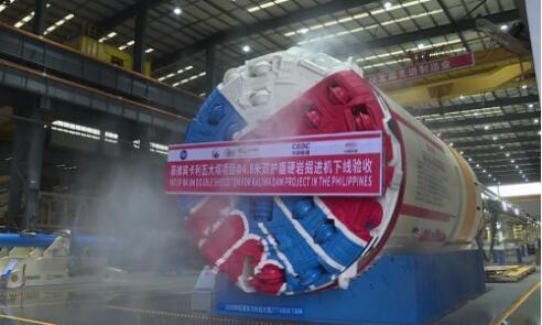 我國自主品牌隧道掘進機首次出口菲律賓
