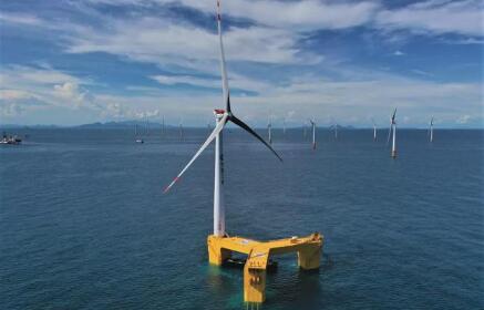 全球首臺抗臺風(fēng)型漂浮式海上風(fēng)機(jī)成功并網(wǎng)發(fā)電