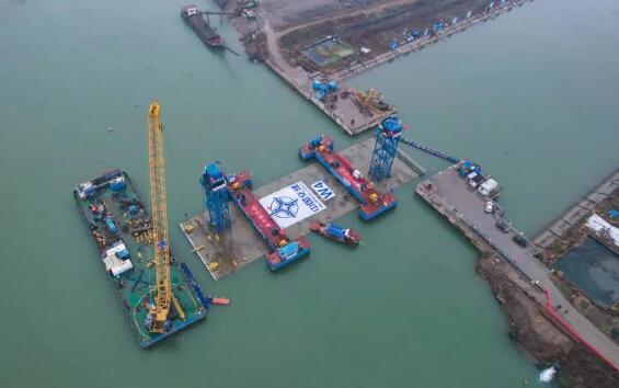 國(guó)內(nèi)整體規(guī)模最大的內(nèi)河沉管隧道全部沉管安裝到位