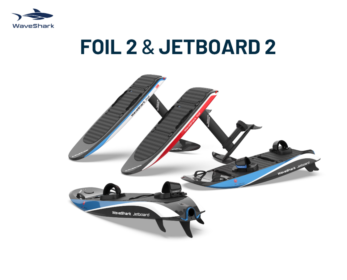  “水上超跑“全新升級(jí)，WaveShark小鯊魚第2代4款電動(dòng)沖浪板全球驚艷上市