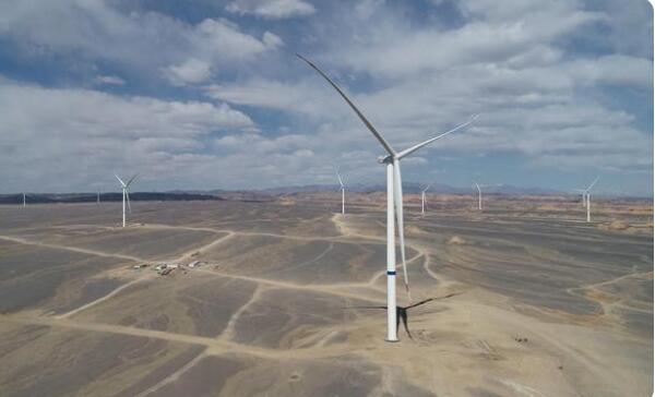 新疆單機(jī)容量最大風(fēng)機(jī)并網(wǎng)投運