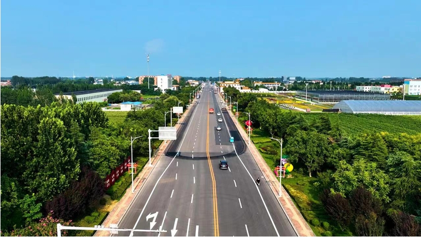 山東濟寧高新區(qū)“四好農村路” 助力產業(yè)振興