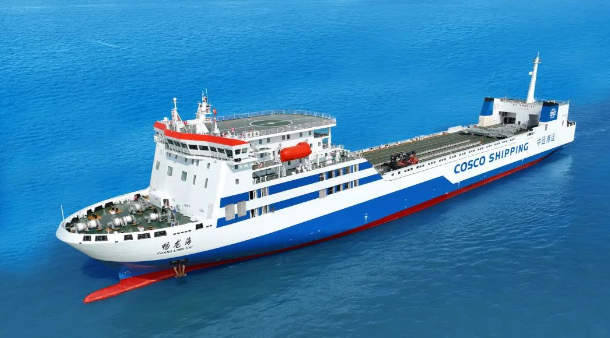 中國船舶交付3000米車線多用途貨滾船“暢龍?！碧?></a></div><!-- img end -->	<div   id=