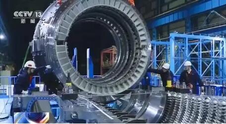 新突破！首臺(tái)國(guó)產(chǎn)高能效重型燃?xì)廨啓C(jī)順利下線