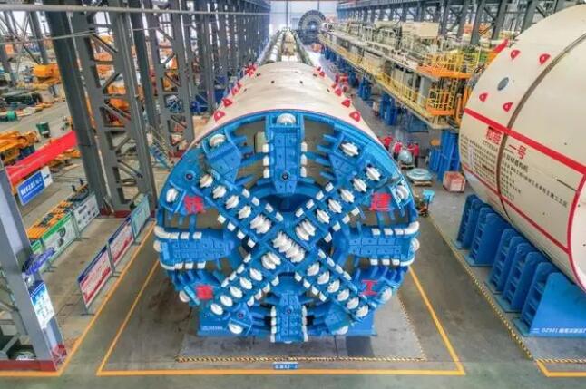 鐵建重工出口新加坡泥水平衡盾構(gòu)機發(fā)運