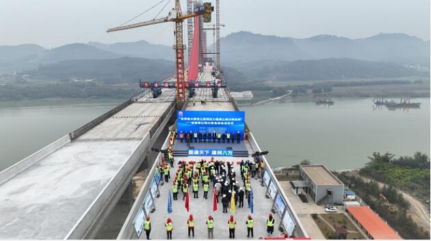 同類型橋梁跨徑世界第一！培森柳江特大橋全橋合龍