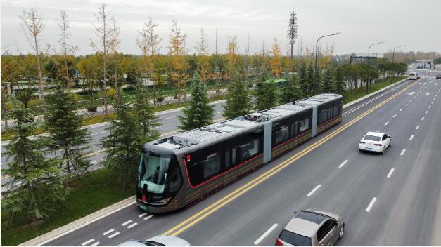 西北首條智軌線路通車運(yùn)營(yíng) 鐵四院設(shè)計(jì)