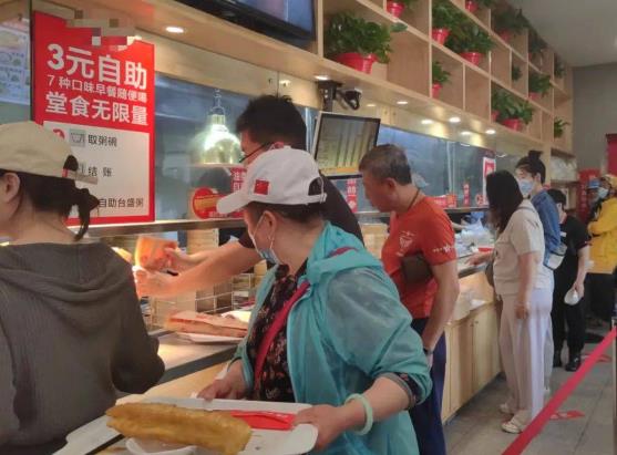 3元自助早餐，噱頭還是實惠