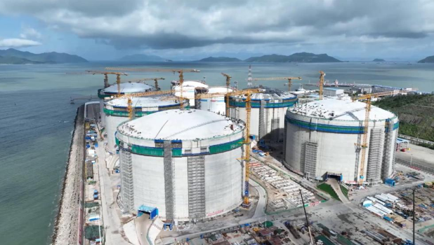 27萬立方米！5座全球單罐容量最大液化天然氣儲(chǔ)罐“落戶”大灣區(qū)