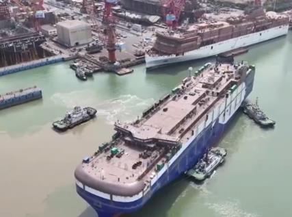 三大指標(biāo)位居世界第一 中國造船業(yè)市場競爭力持續(xù)增強(qiáng)