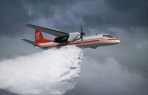 國產(chǎn)“新舟”60滅火飛機(jī)成功首飛