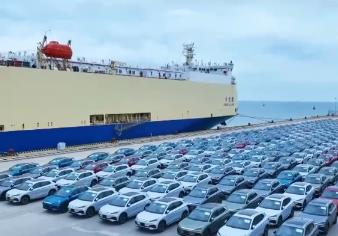 國產(chǎn)新能源車“出?！薄凹肌毙刑煜?再亮“黑科技”