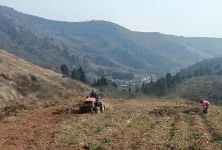 冬耕深翻待春華，煙田蓄勢樂農(nóng)家