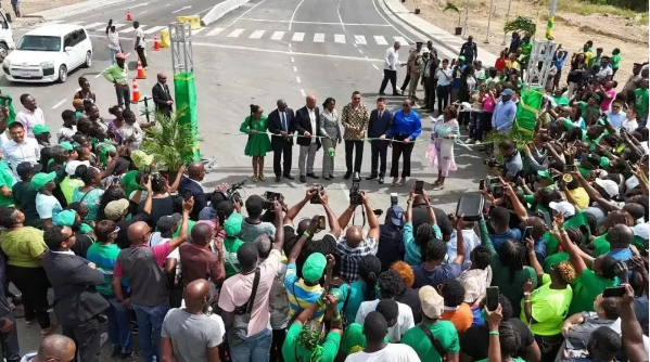 中國港灣承建的牙買加南部沿海路升級改造項(xiàng)目正式通車