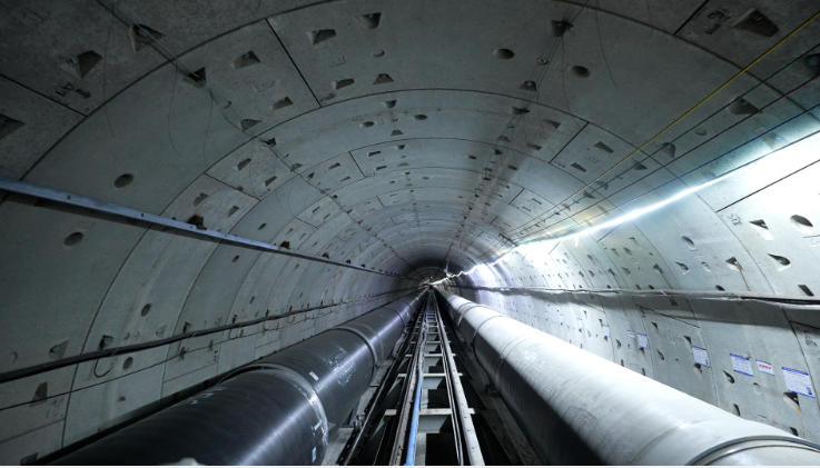 國家管網(wǎng)集團(tuán)中俄東線長江盾構(gòu)穿越工程完成管道敷設(shè)