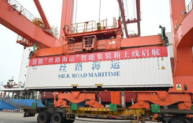 中國(guó)移動(dòng)助力“絲路海運(yùn)”全國(guó)首批智能集裝箱上線啟航