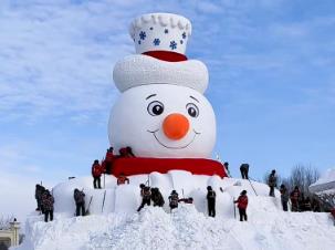 進度條再刷新！“爾濱”大雪人即將“C位出道”