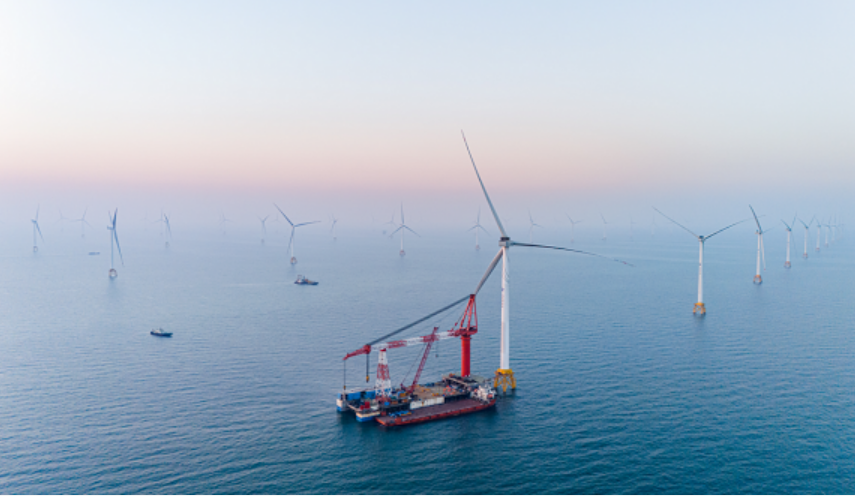 廣西防城港海上風(fēng)電示范項目全部吊裝完成 累計發(fā)電量超6億千瓦時