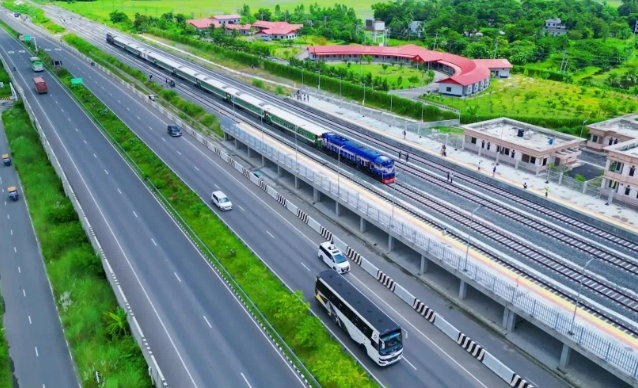 中企承建孟加拉國最大鐵路項目全線通車