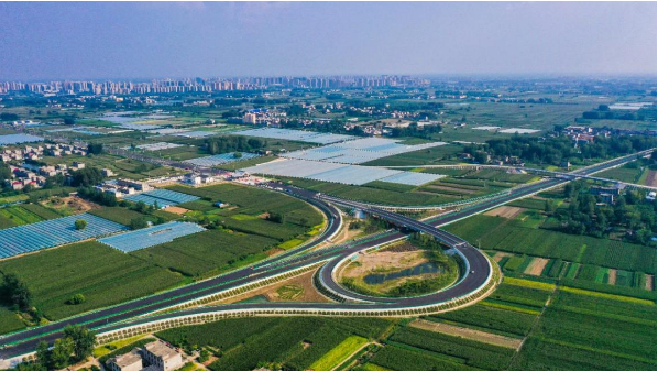 中交路建徐淮阜高速阜陽段正式通車