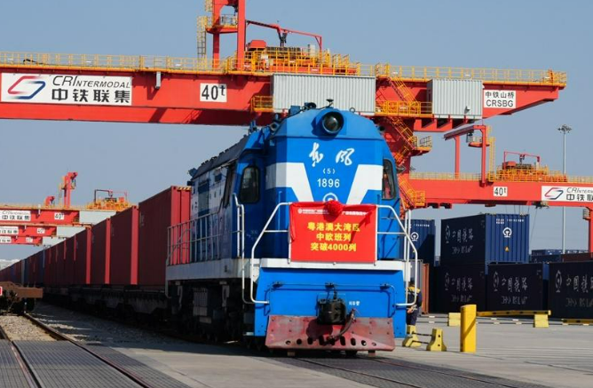 粵港澳大灣區(qū)中歐班列開(kāi)行突破4000列