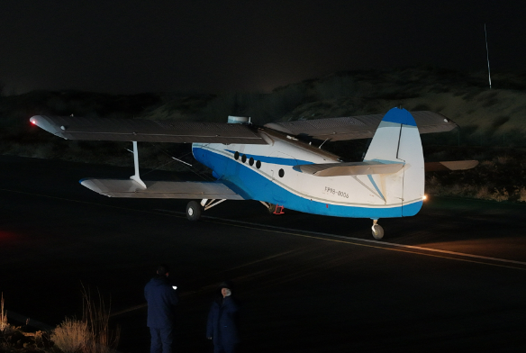 陜西榆林至西安城際低空物流航線成功首航