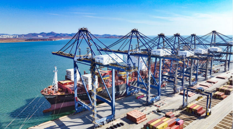 招商局集團(tuán)東北港口開(kāi)通直航地中海集裝箱新航線