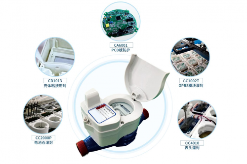 施奈仕智能水表用膠解決方案，賦能未來水務(wù)智能化