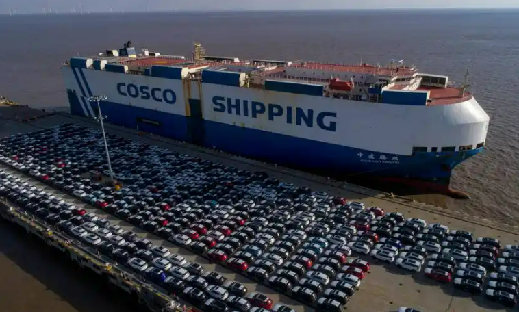 中國(guó)汽車從上海港加速“出海”