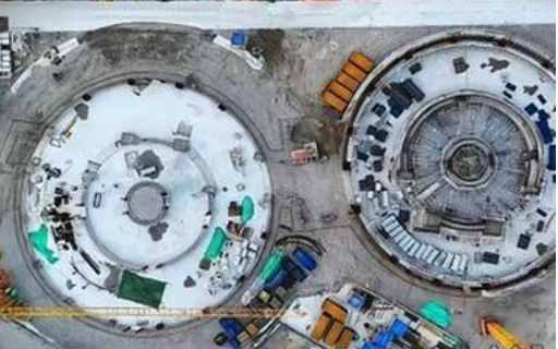 中國中煤承建的亞洲最大儲(chǔ)煤筒倉臨海地基建設(shè)完成