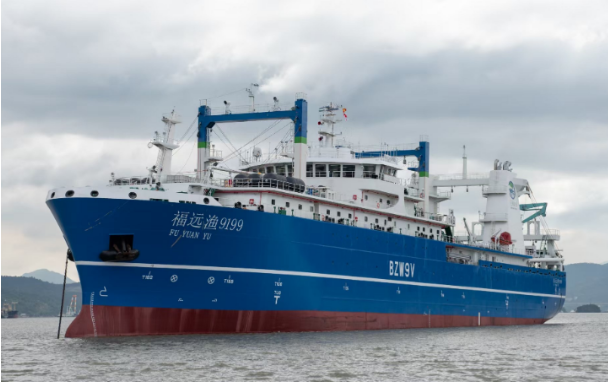 全國(guó)最大南極磷蝦專業(yè)捕撈加工船啟航