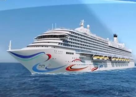 中式美學(xué)有多驚艷！第二艘國產(chǎn)大型郵輪船體涂裝發(fā)布