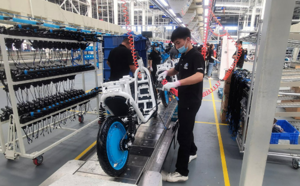 天津：電動自行車制造業(yè)一季度產(chǎn)值同比增26.3%