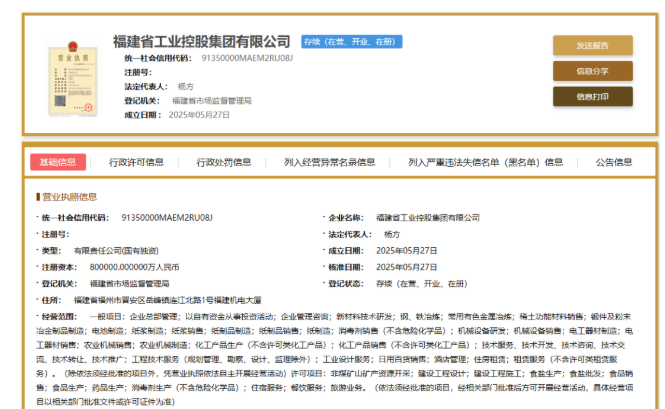 制造業(yè)新龍頭！福建省工業(yè)控股集團成立