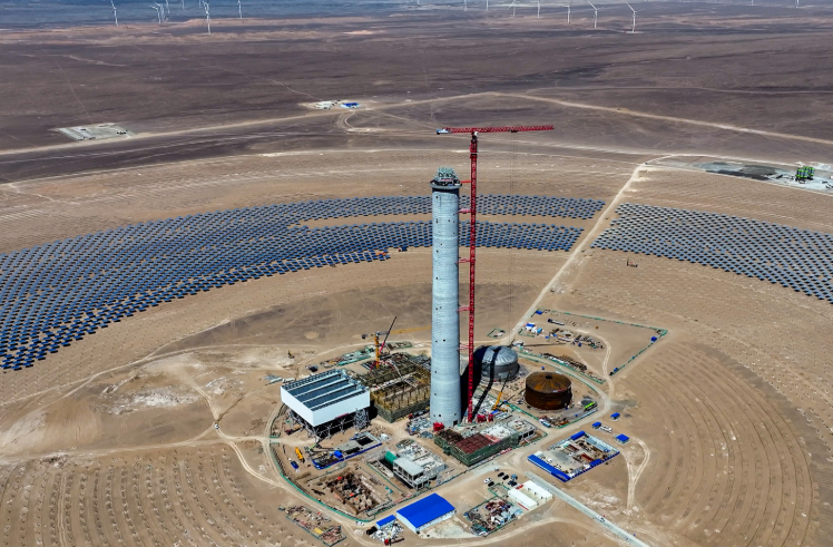 全球單期最大“光熱儲(chǔ)”一體化項(xiàng)目汽輪機(jī)基礎(chǔ)開(kāi)始澆筑