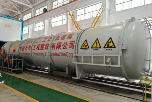 國內(nèi)首套120立方米固定式超低溫儲罐問世