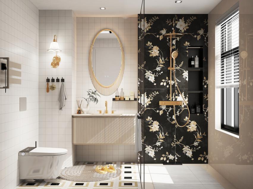 從色調(diào)到肌理：水愛用設(shè)計重構(gòu)浴室