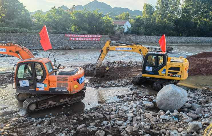 中國建筑助力受災地區(qū)盡快恢復正常生活