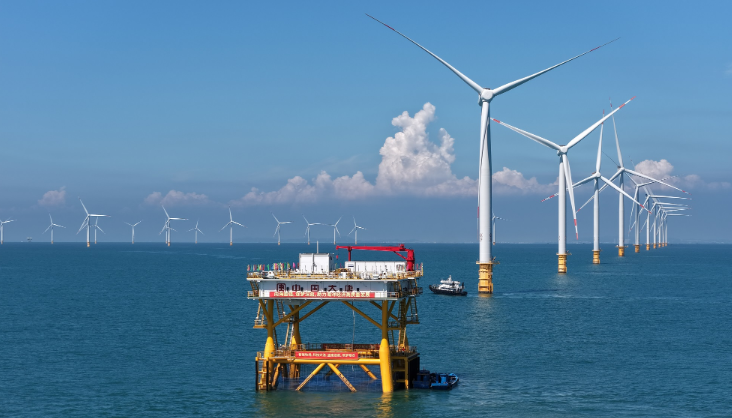 全國(guó)首個(gè)吸力筒基礎(chǔ)海洋牧場(chǎng)在大唐投產(chǎn)