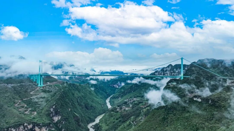 “橫豎”都世界第一！中國(guó)能建參與投資建設(shè)貴州花江峽谷大橋通車